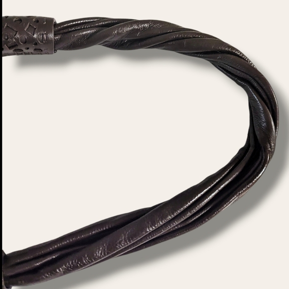 😍100% Leather Chocolate Brown Hobo Shoulder Bag by Coldwater Creek in EUC!!! - Picture 6 of 14